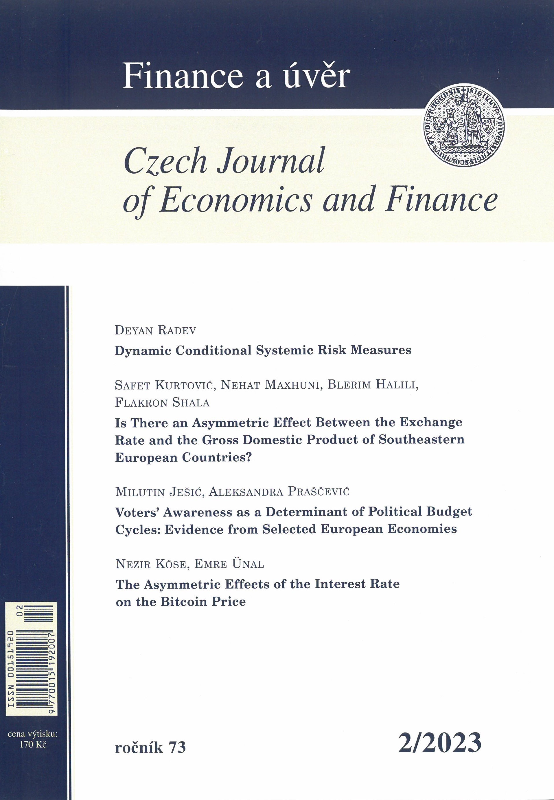 Finance a úvěr : Czech journal of economics and finance