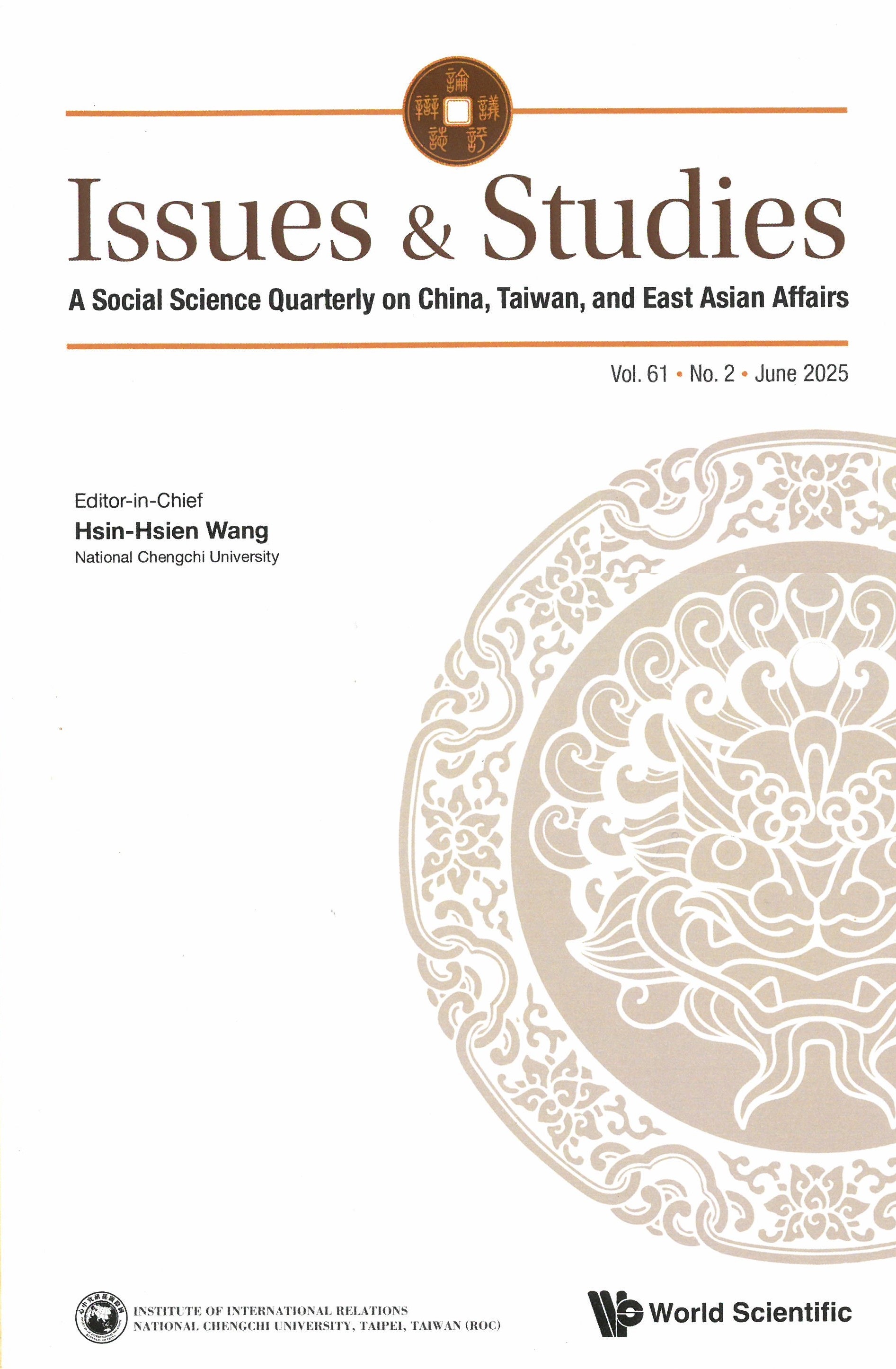 Issues & studies = (A)Social science quarterly on China, Taiwan, and East Asian affairs