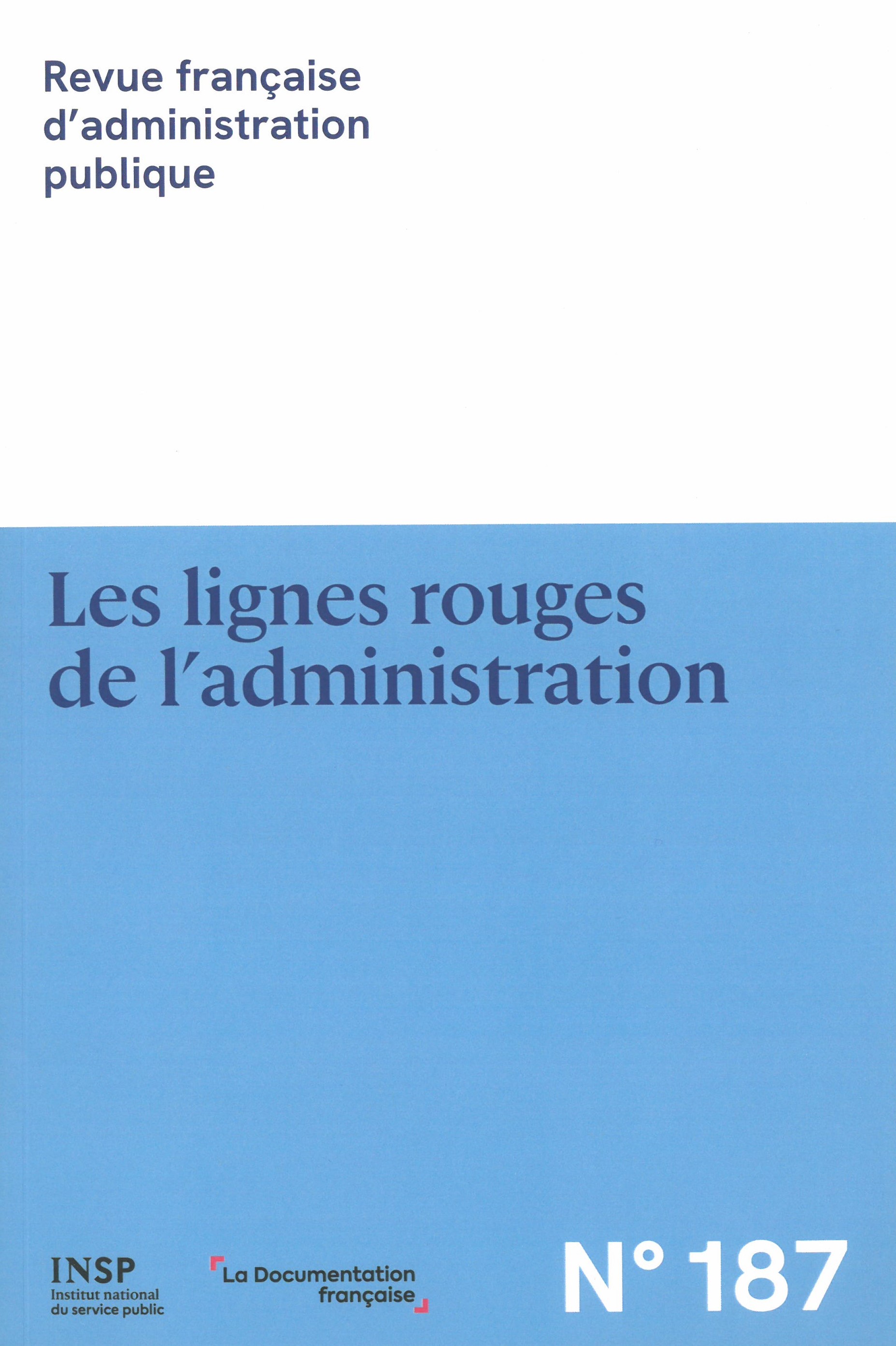 Revue Francaise d'administration publique
