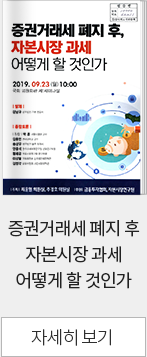 증권거래세 폐지 후 자본시장 과세 어떻게 할 것인가