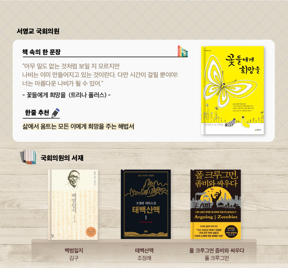 
                최기상 국회의원 추천도서 
                이진경
                삶을 위한 철학수업
                진정한 자유를 향해 나아가는 성찰의 시간